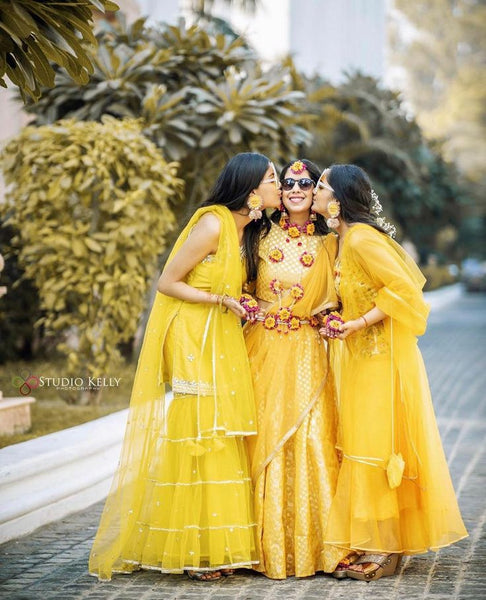 current trending outfit ideas for haldi ceremony with names||THE TRENDY  GIRL - YouTube