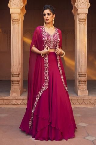 Red Draped Saree Style Indo Western Gown Designer Couture 168GW11