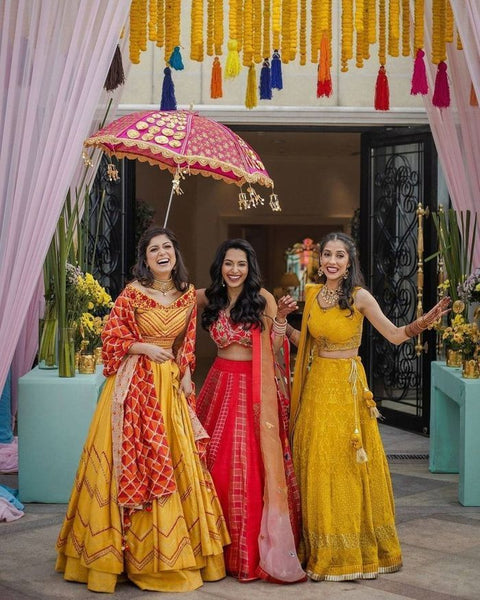Attractive Wedding Dress Code ideas For Haldi, Sangeet, Wedding & Reception  Function