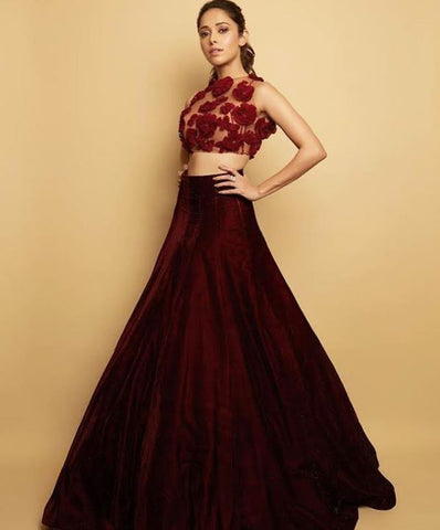 Crop Top & Skirt Lehengas - Contemporary Chic for Modern Women - Seasons  India