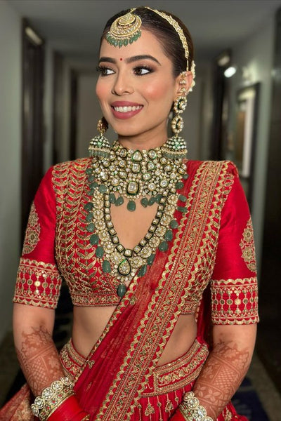 What Are the Best Earrings to Complete Your Lehenga Look? – Outhouse  Jewellery