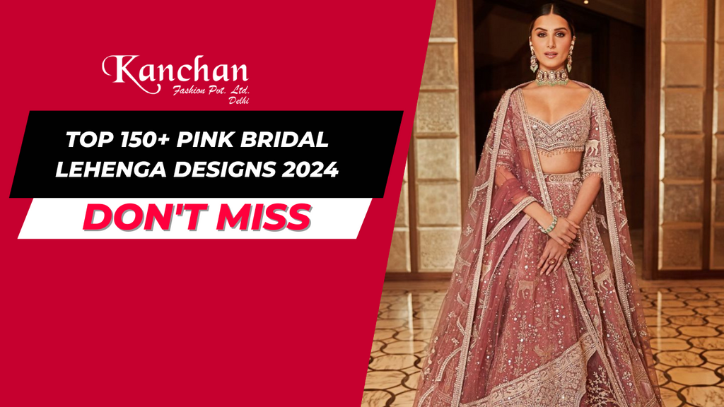 Top 150+ Pink Bridal Lehenga Designs 2024