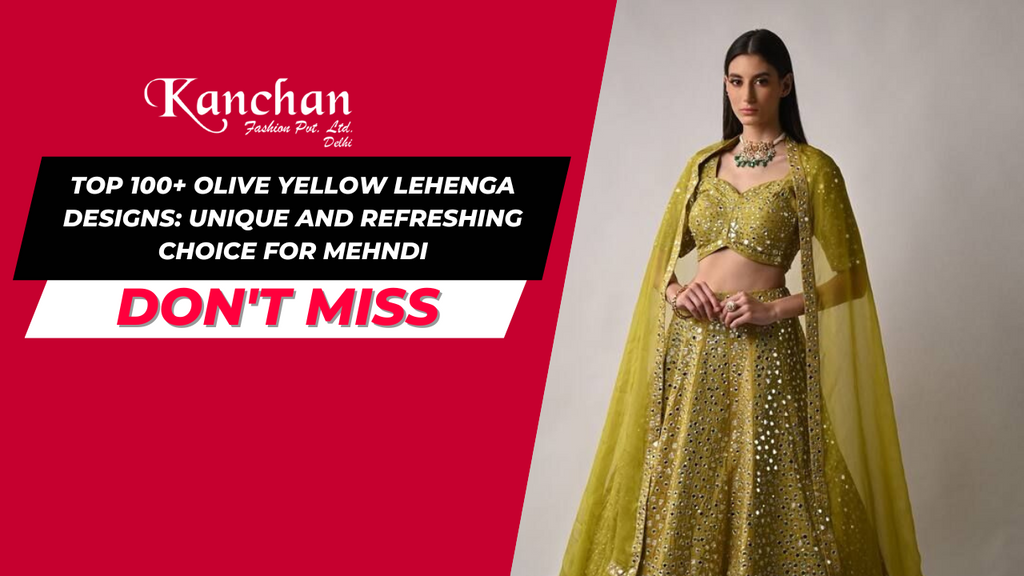 Top 100+ Olive Yellow Lehenga Designs: Unique and Refreshing Choice for Mehndi