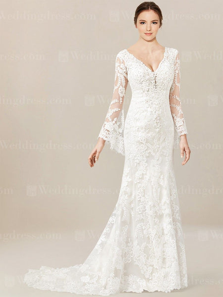 Top 150+ Lace Wedding Dress Ideas