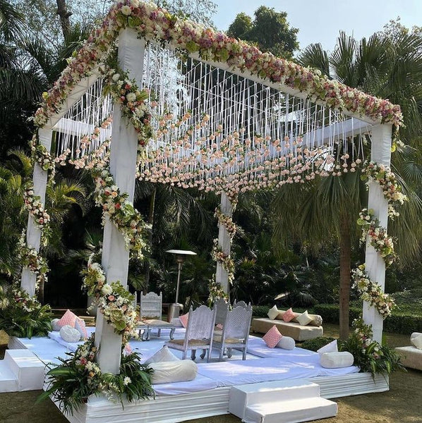 Top 200+ Outdoor Floral Mandap Decoration