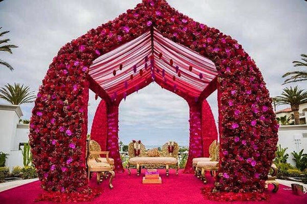 Top 200+ Outdoor Floral Mandap Decoration