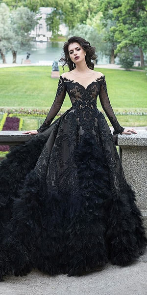 Top 100+ Black Reception Dress Designs