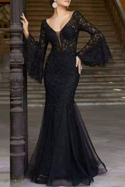 Top 100+ Black Reception Dress Designs