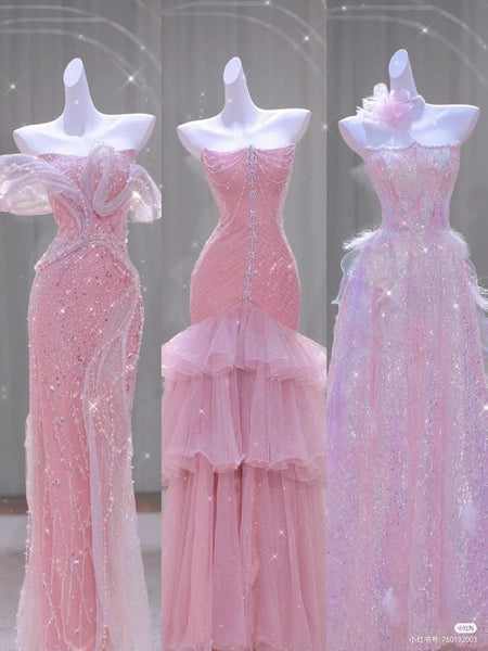 Top 100+ Pink Reception Dress Designs