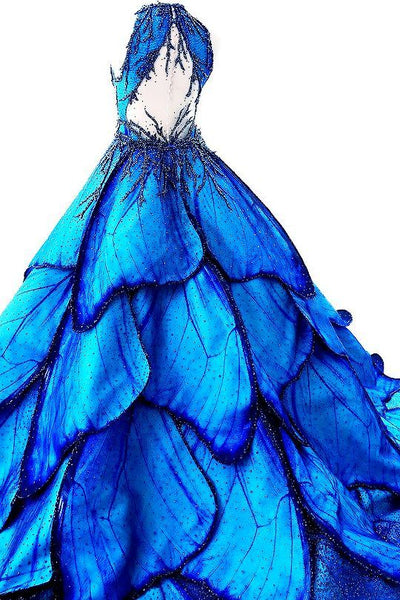 Top 250+ Blue Designer Dresses