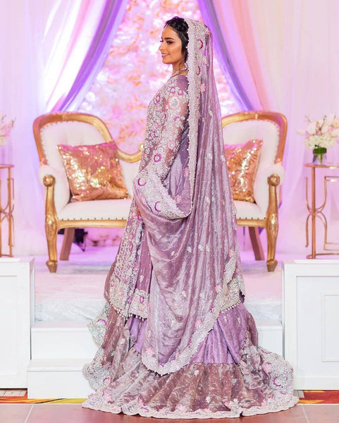 Top 100+ Lavender Reception Dress Designs