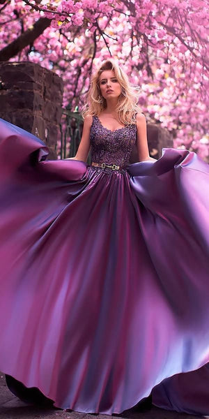 Top 250+ Purple Designer Dresses