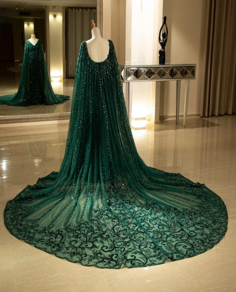 Top 50 Emerald Green Reception Dress Designs