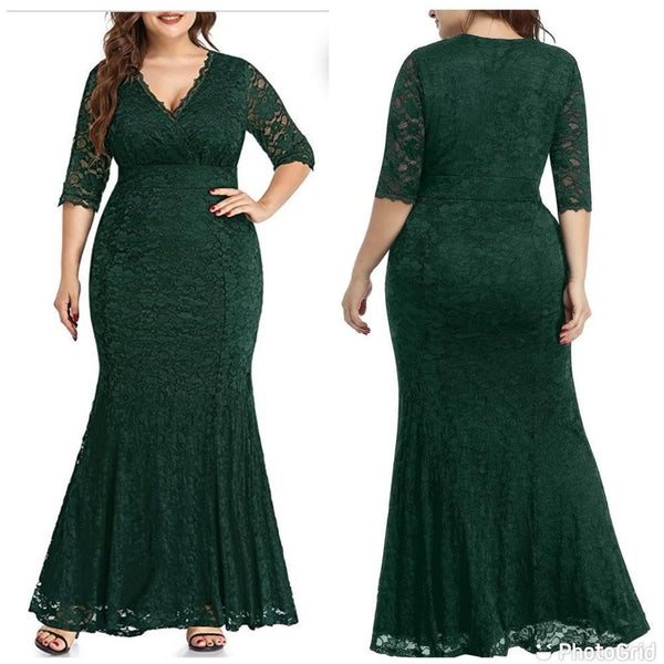 Top 50 Emerald Green Reception Dress Designs