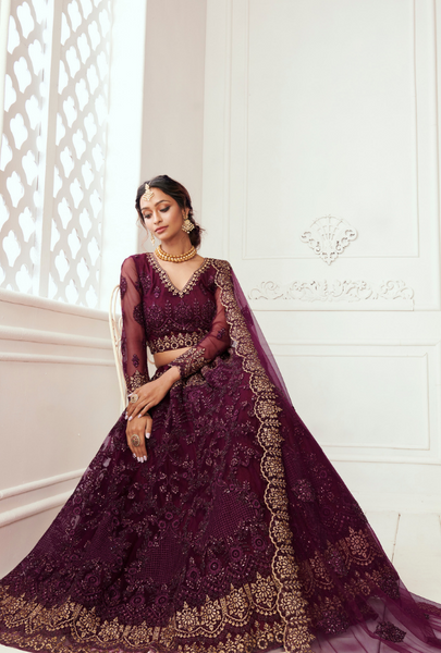 Top 100+ Maroon Reception Dress Designs