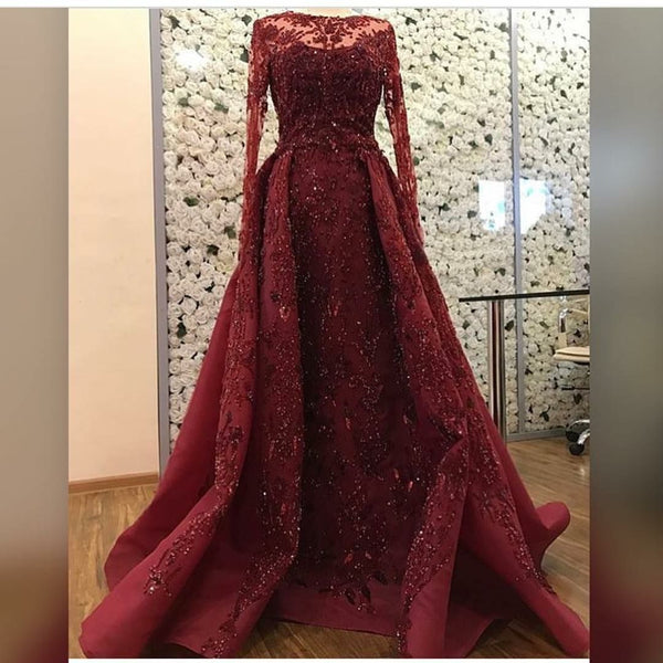 Top 100+ Maroon Reception Dress Designs