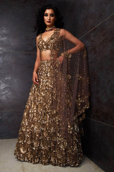 Top 100+ Golden Reception Dress Designs