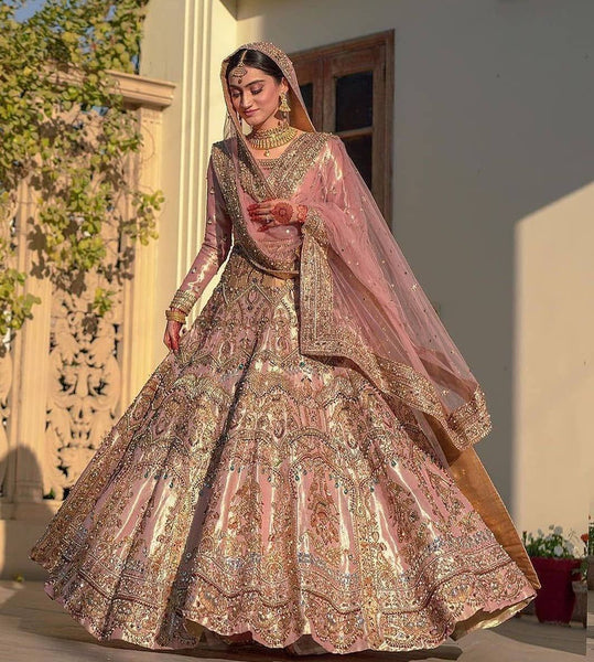 Top 100+ Pink Bridal Gown Designs