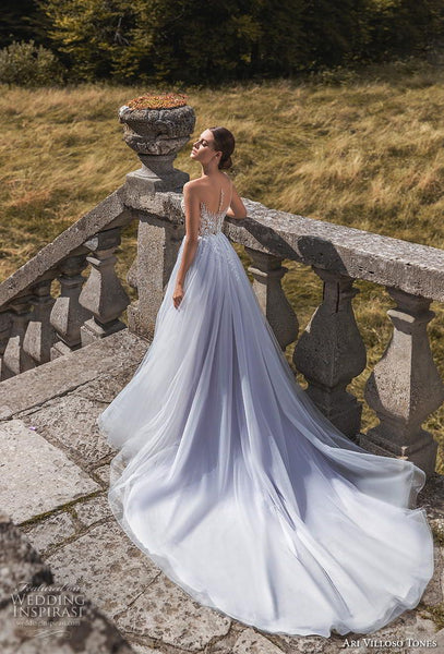 Top 100+ Blue Bridal Gown Designs