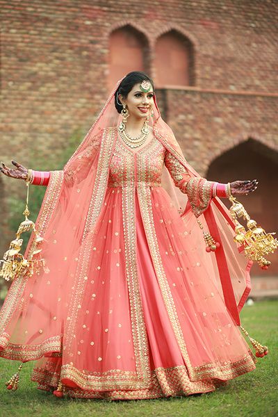 Top 100+ Pink Bridal Gown Designs