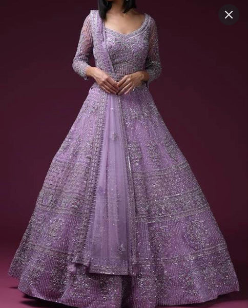 Top 100+ Purple Bridal Gown Designs