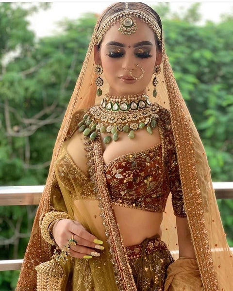 Top 150+ Bridal Necklace Designs: Finding the Perfect Match for Your Lehenga