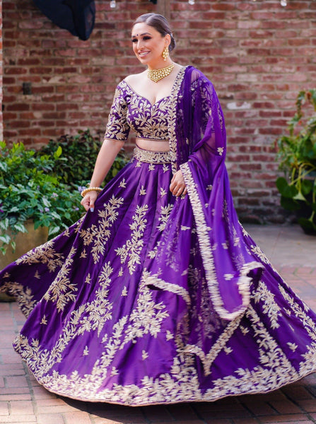 Top 100+ Purple Bridal Gown Designs