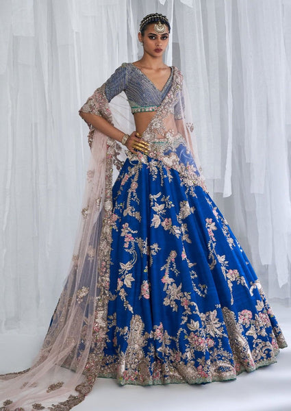 Top 100+ Blue Bridal Gown Designs