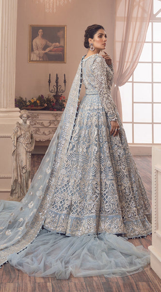 Top 100+ Blue Bridal Gown Designs