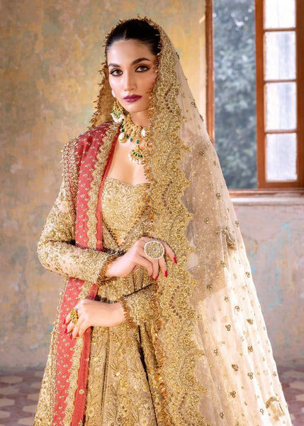 Top 100+ Golden Bridal Gown Designs