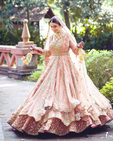 Top 100+ Pink Bridal Gown Designs