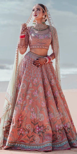 Top 100+ Pink Bridal Gown Designs