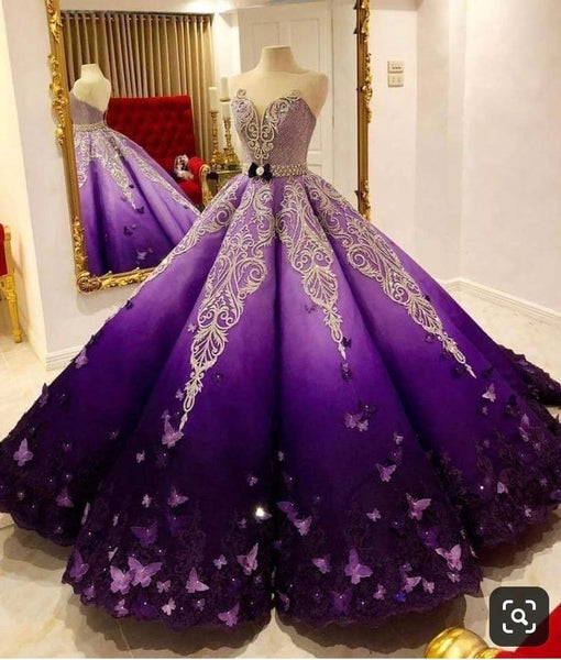 Top 100+ Purple Bridal Gown Designs