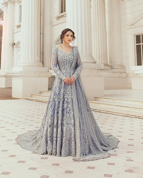 Top 100+ Blue Bridal Gown Designs