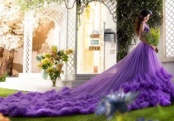 Top 100+ Purple Bridal Gown Designs