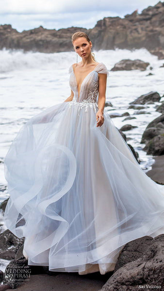 Top 100+ Blue Bridal Gown Designs