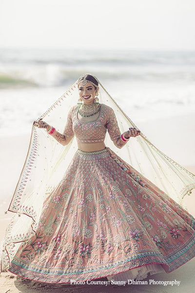 Top 100+ Pink Bridal Gown Designs