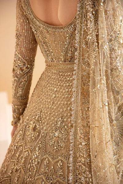 Top 100+ Golden Bridal Gown Designs