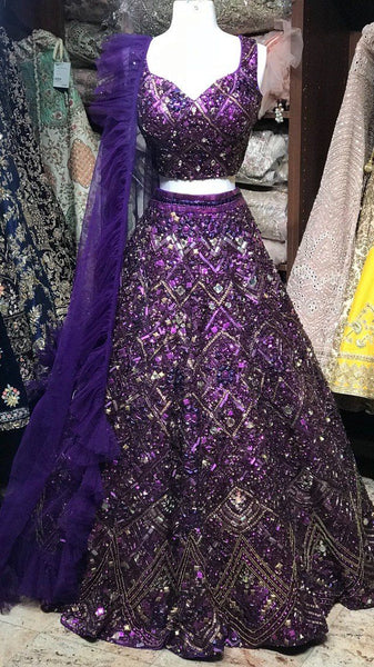 Top 100+ Purple Bridal Gown Designs