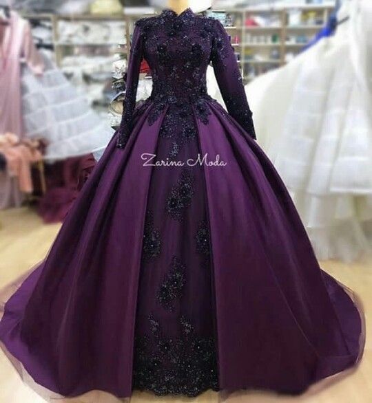 Top 100+ Purple Bridal Gown Designs