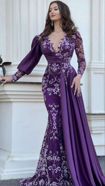 Top 100+ Purple Bridal Gown Designs