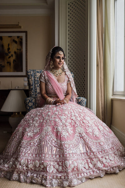 Top 100+ Pink Bridal Gown Designs