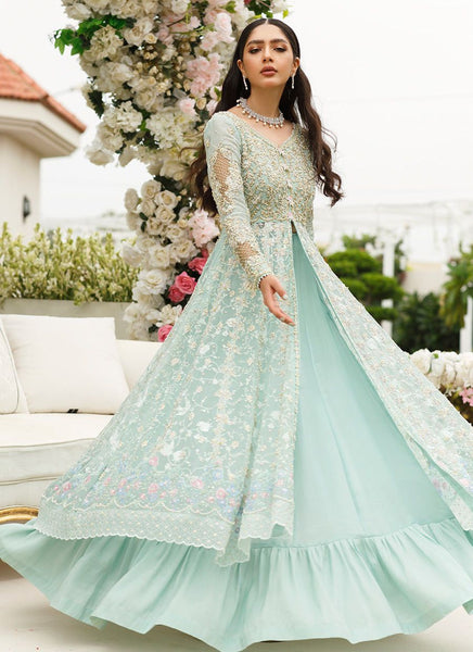 Top 100+ Blue Bridal Gown Designs