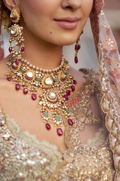 Top 150+ Bridal Necklace Designs: Finding the Perfect Match for Your Lehenga