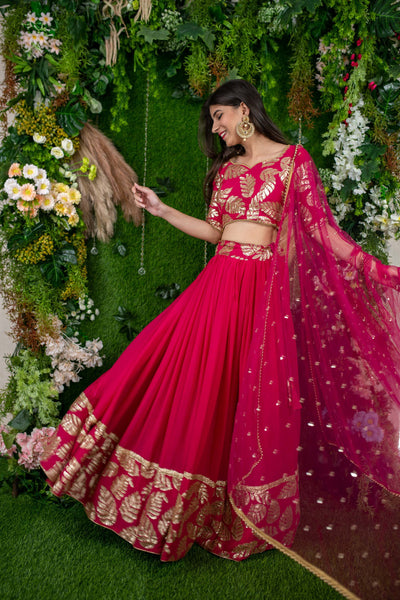 Top 100+ Pink Lehenga Designs: Feminine and Romantic Ensemble