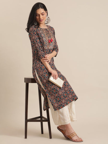 Top 100+ Kurtis with Printed Yoke: Unique and Eye-Catching