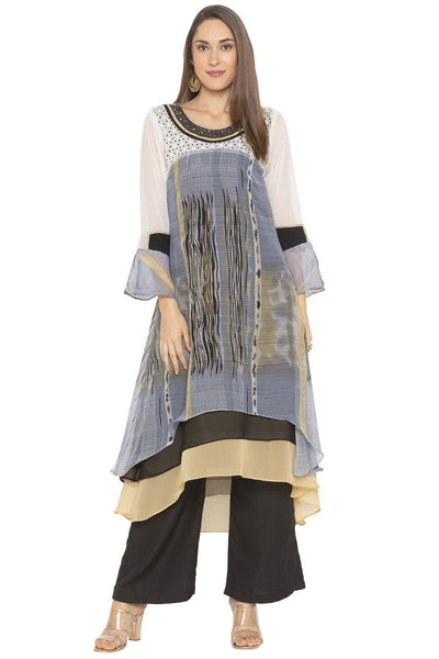 Top 100+ Kurtis with Layered Detailing: Dimensional and Textured