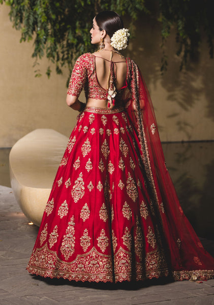 Top 100+ Maroon Lehenga Designs: Rich and Bold Statement Piece