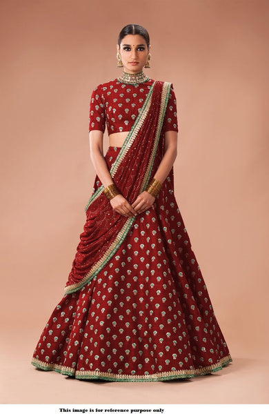 Top 100+ Maroon Lehenga Designs: Rich and Bold Statement Piece