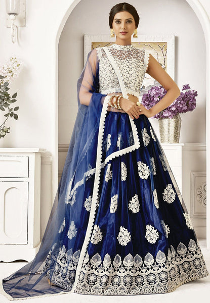 Top 100+ Navy Blue Lehenga Designs: Classic and Elegant Choice